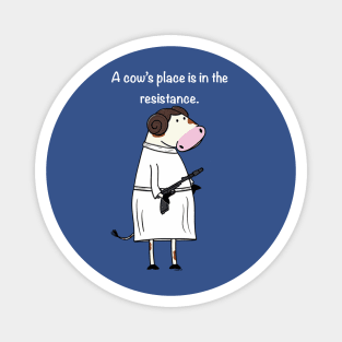 Leia Cow Magnet